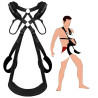 BDSMaster Harnais Support Fuck Duo Noir